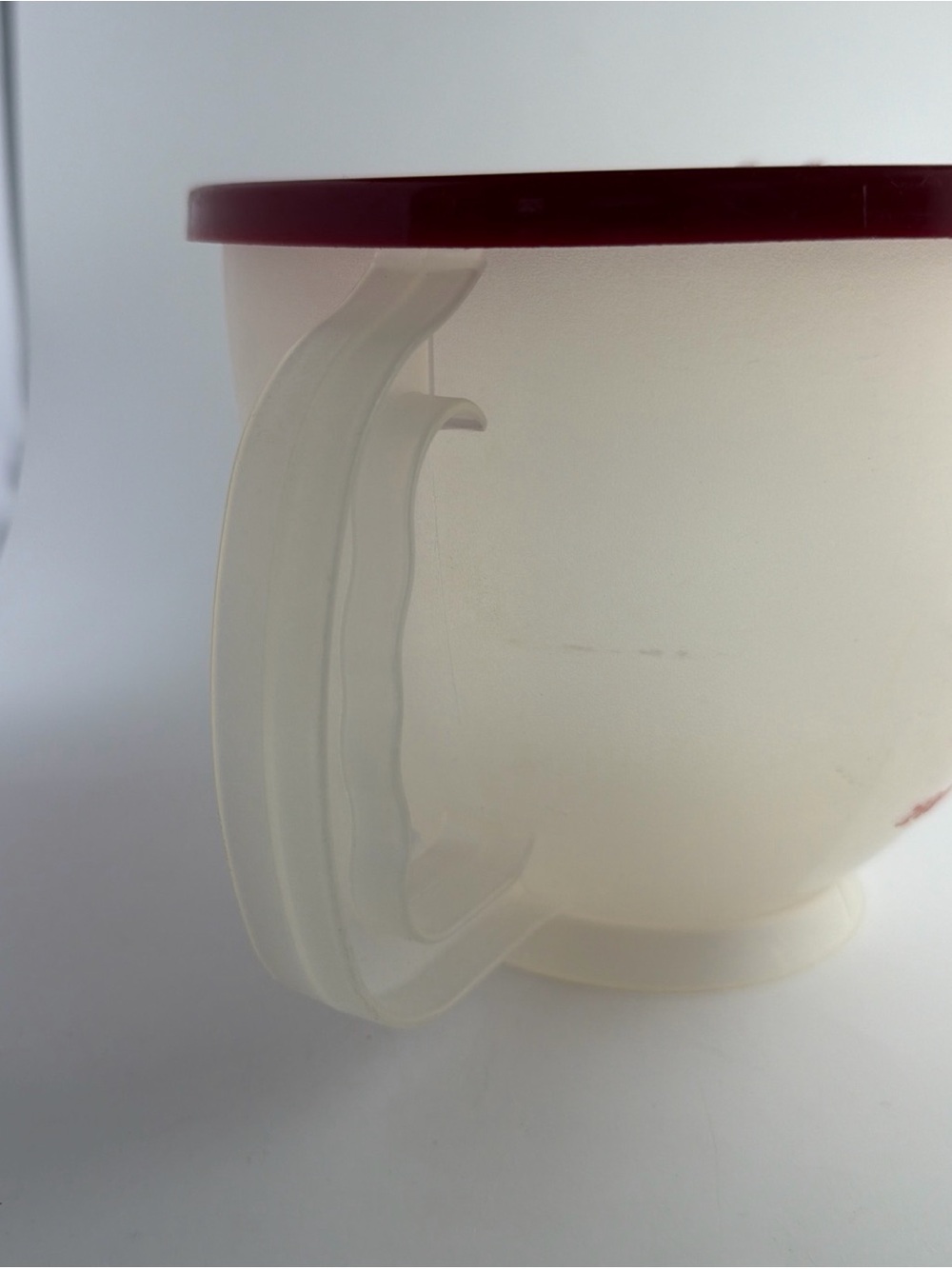 Tupperware Measuring Bowl Cup Mix N Store 8 Cup Vintage 1977 with Red Lid - Picture 4 of 15